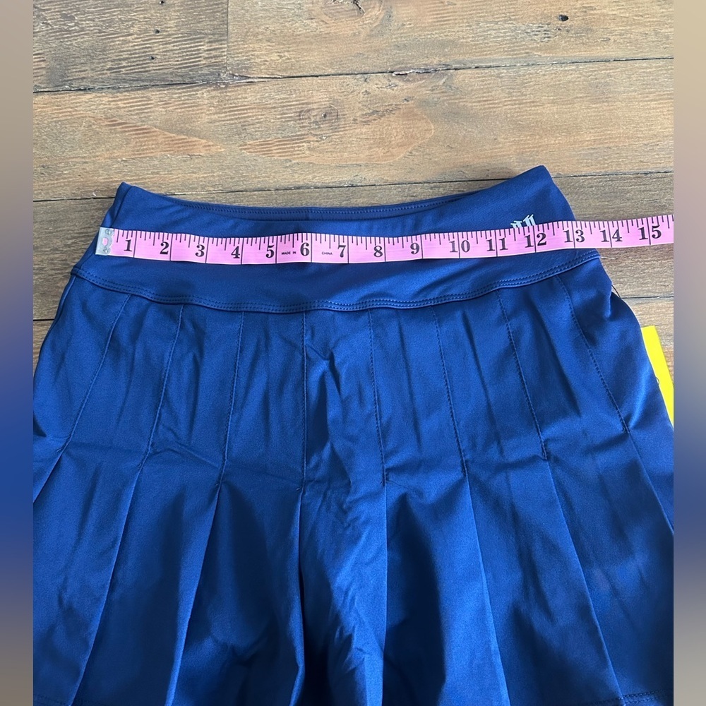 ELEVEN By Venus Williams Blue Tennis Pleated Skort with and side pockets - Picture 6 of 9